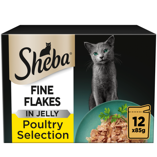 Sheba Classics Adult Cat Food Tray with Chicken in Terrine 85g
