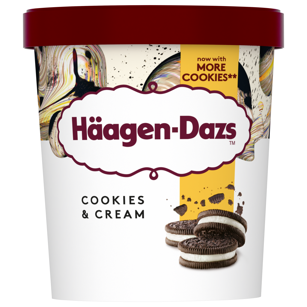 Häagen-Dazs Cookies & Cream Ice Cream 460ml | Co-op delivery