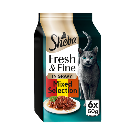 Sheba Classics Adult Cat Food Tray with Chicken in Terrine 85g