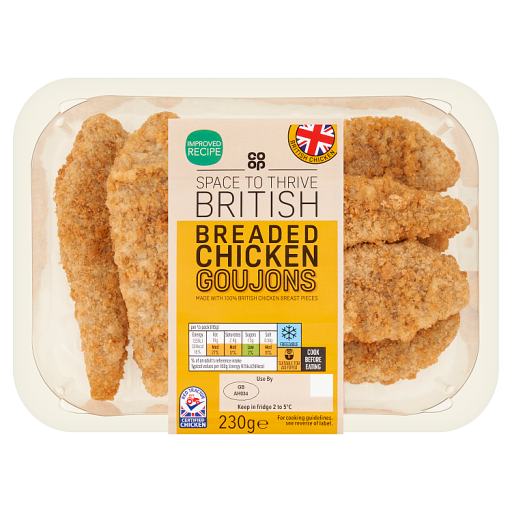 【モズク様、ご依頼分】AjnGTパック310g　Ajnジェクレ300g　ヒルコス Co-op Space to Thrive British Breaded Chicken Goujons 230g | Co-op