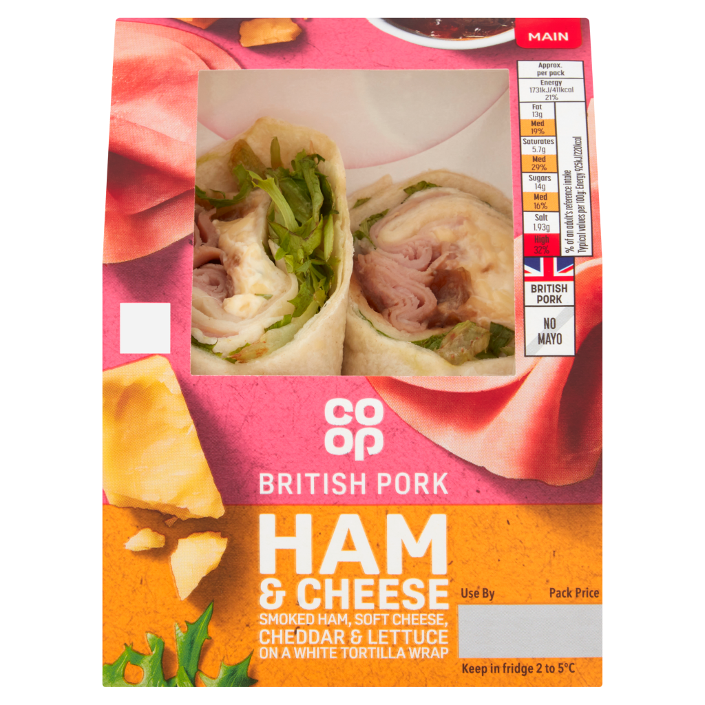 Co-op Ham & Cheese Wrap