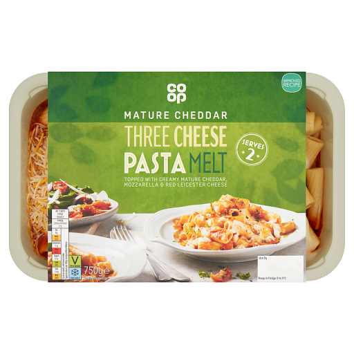 Co-op Three Cheese Pasta Melt 750g Co-op delivery