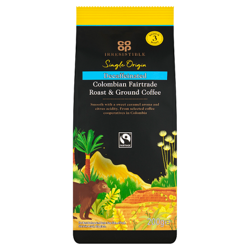 Co-op Irresistible Decaffeinated Colombian Fairtrade Roast