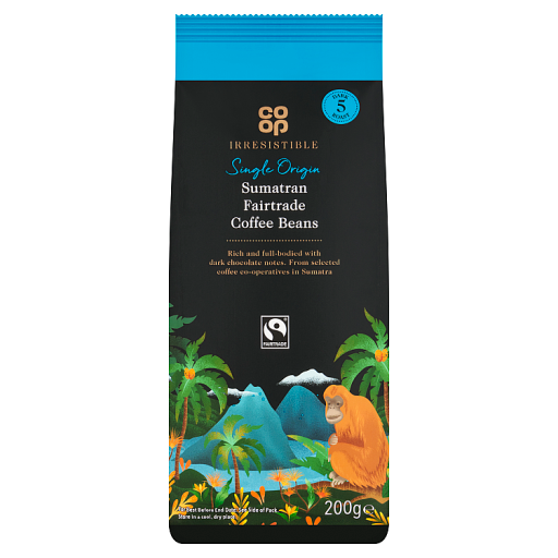 Co-op Irresistible Single Origin Sumatran Fairtrade Roast & Ground