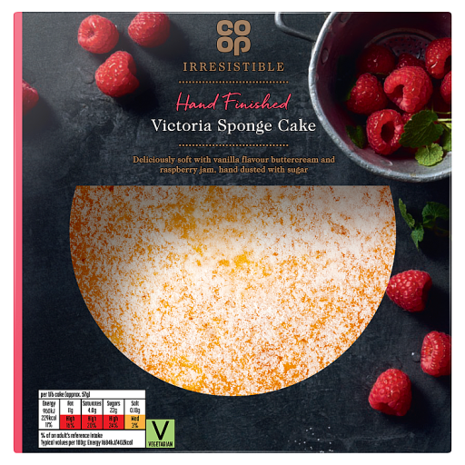 Co-op Irresistible Hand Finished Victoria Sponge Cake | Co-op delivery