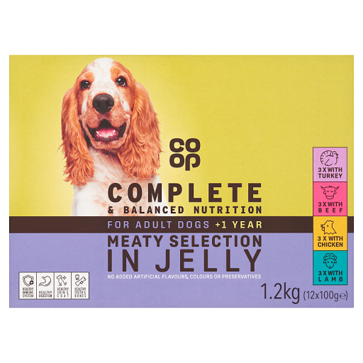 Co-op Complete Balanced Nutrition Meaty Selection in Jelly for