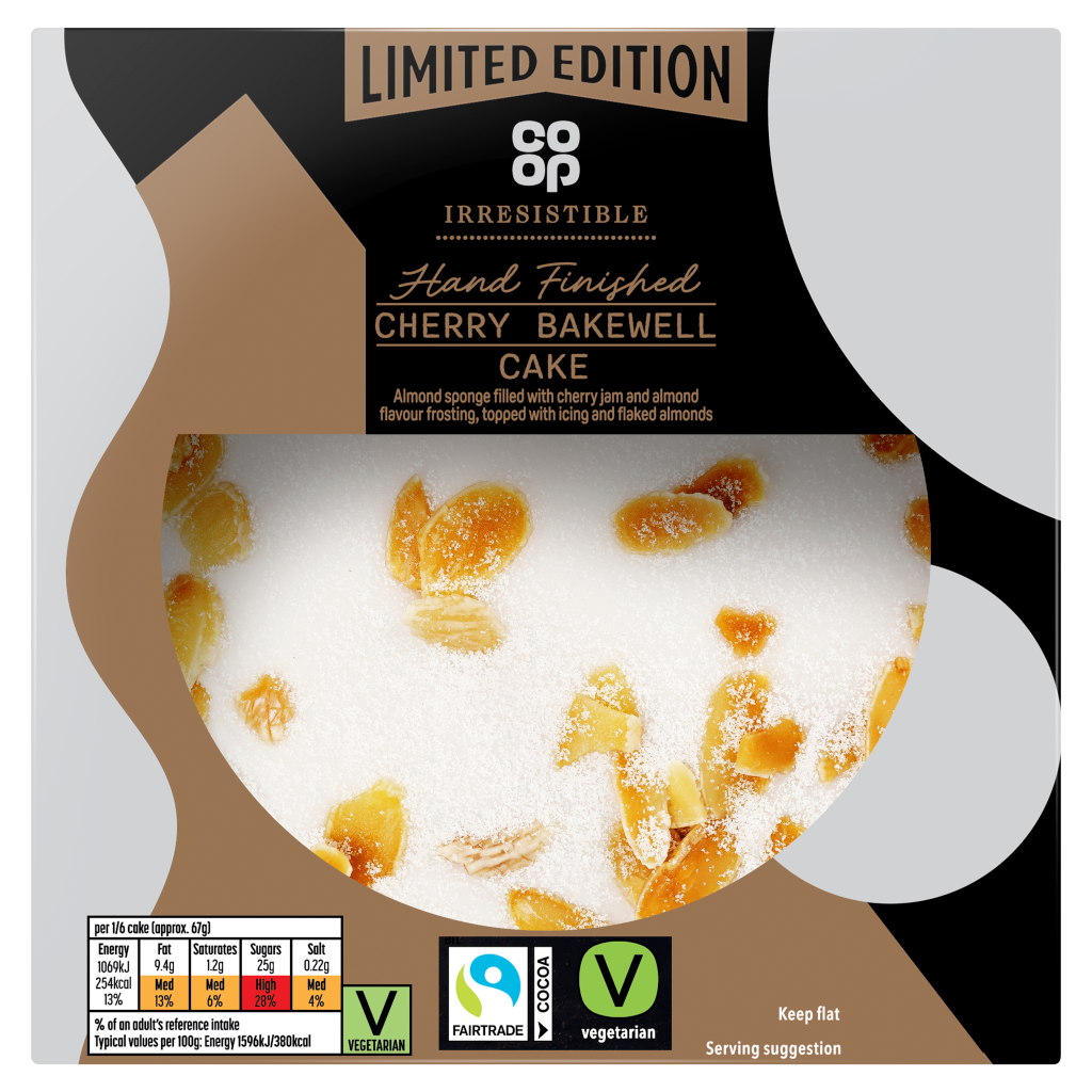 Co-op Limited Edition Irresistible Cherry Bakewell Cake | Co-op