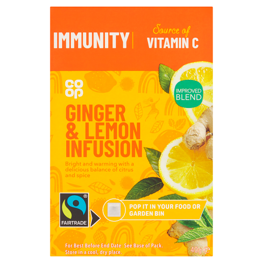 Co-op Immunity Ginger Lemon Infusion 40g
