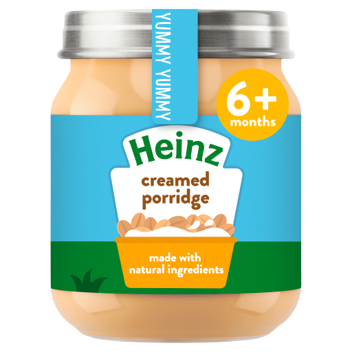 Heinz Creamed Porridge 6+ Months Baby Food Jar 120g