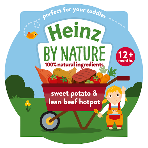 Heinz By Nature Sweet Potato Lean Beef Hotpot Baby Food Tray 12+ Months  200g
