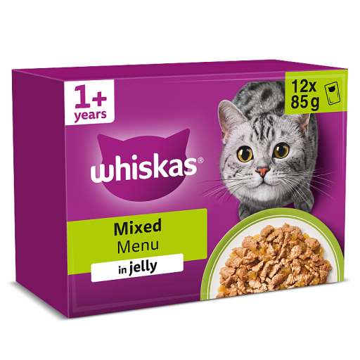 WHISKAS Kitten 2-12 mnths POULTRY Feasts Wet Cat Food Pouches in