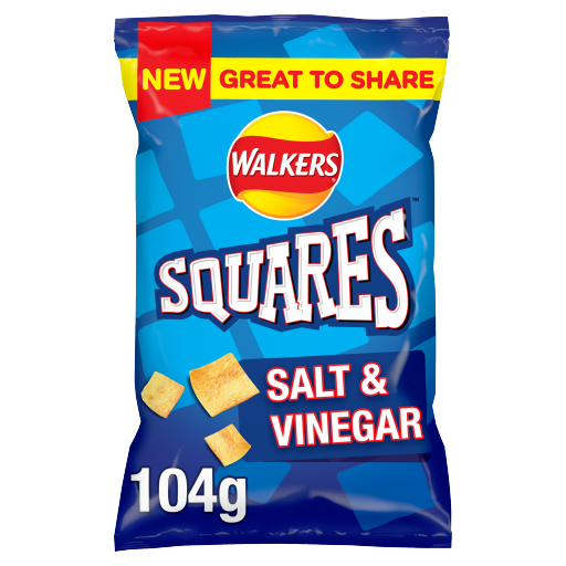 walkers crisps salt and vinegar blue packet
