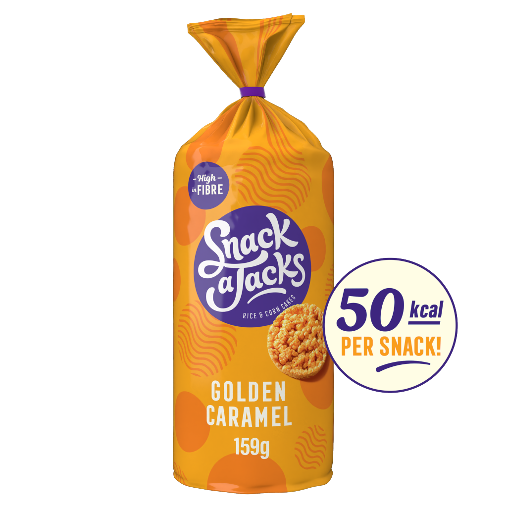 Snack a Jacks Jumbo Caramel Sharing Rice Cake Crisps 159g | Co-op