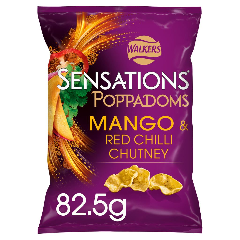 Walkers Sensations Mango Chilli Chutney Sharing Poppadoms