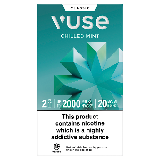 Vuse Pods Chilled Mint 20mg | Co-op delivery Vuse Pods Chilled Mint 20mg | Co-op delivery