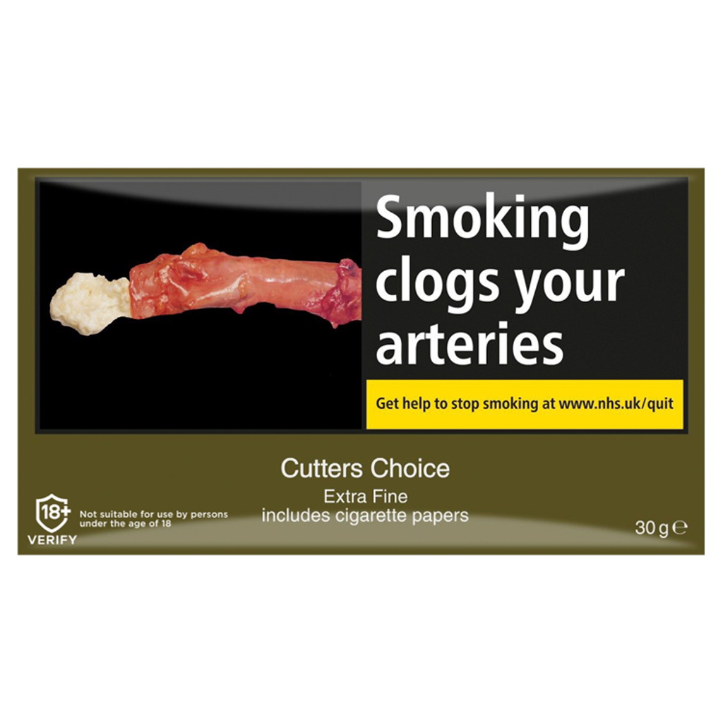 Cutters Choice Extra Fine 30g Necotina Ptersucgas