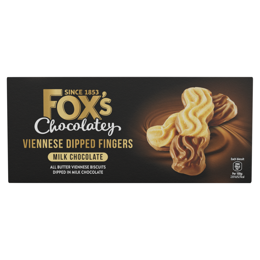 Fox's Chocolatey Biscuits Viennese Milk Chocolate Dipped Fingers
