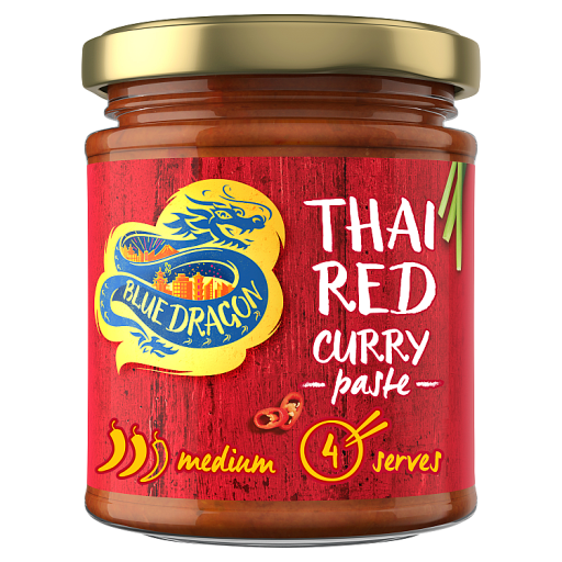 English Curry Sauce Paste Blue Dragon Thai Red Curry Paste 170g Co - Main Image