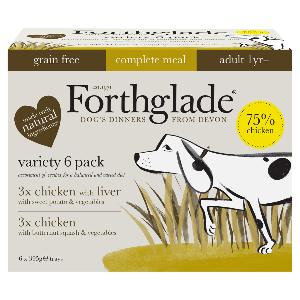 Forthglade Chicken with Liver Chicken Variety Pack Complete Wet