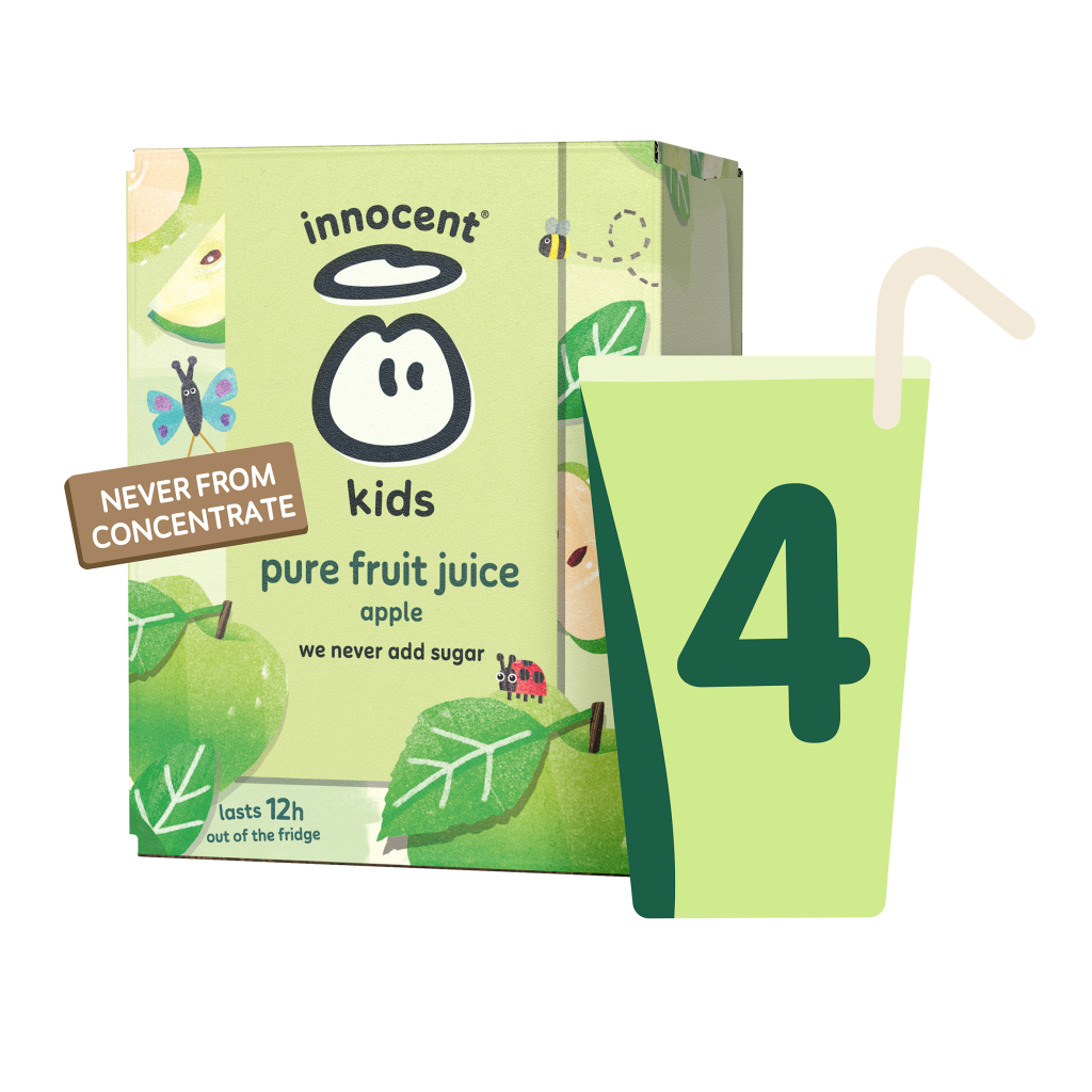 innocent Kids Apple Juice 4x150ml Co-op delivery