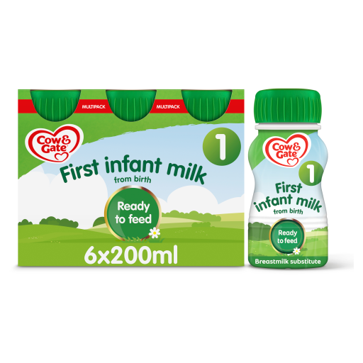 SMA® First Infant Baby Milk from birth Ready-to-use formula 200ml