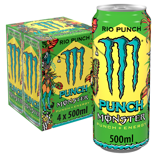 Monster Energy Drink Pipeline Punch 4 x 500ml | Co-op delivery