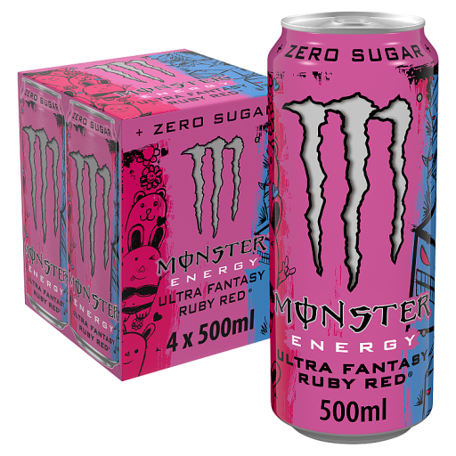 Monster Energy Drink 4 x 500ml | Co-op delivery