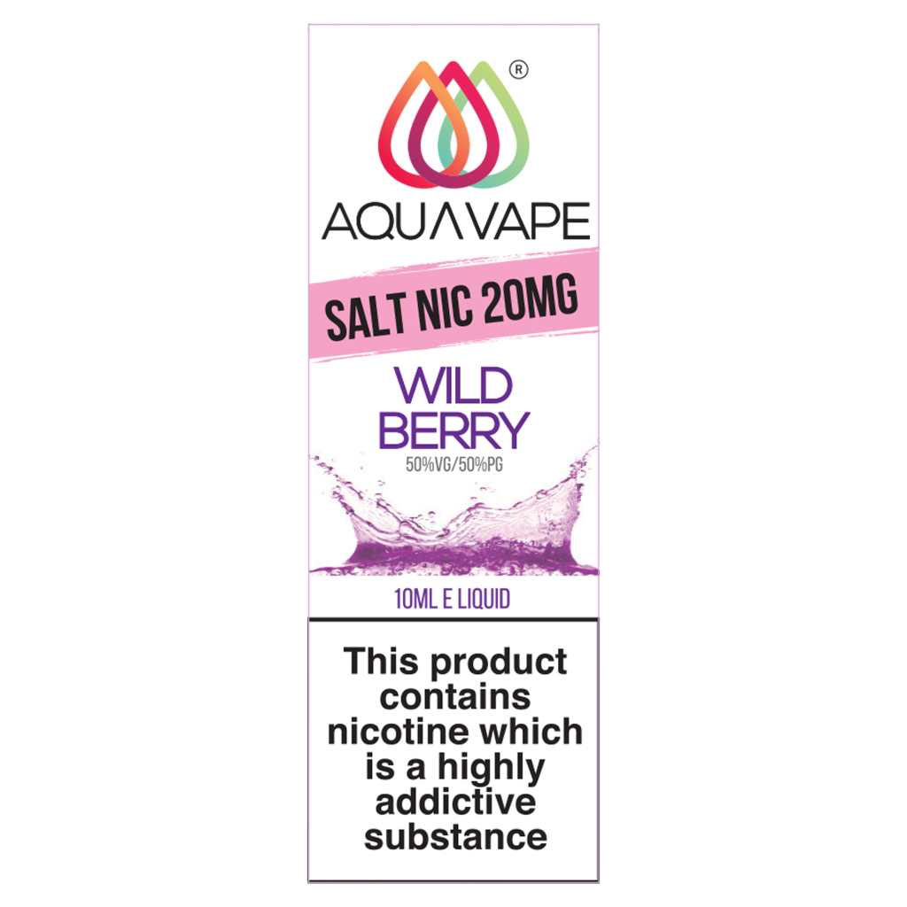 co op vape liquid Aqua Vape Raspberry Menthol E-Liquid 6mg 6ml main image 0