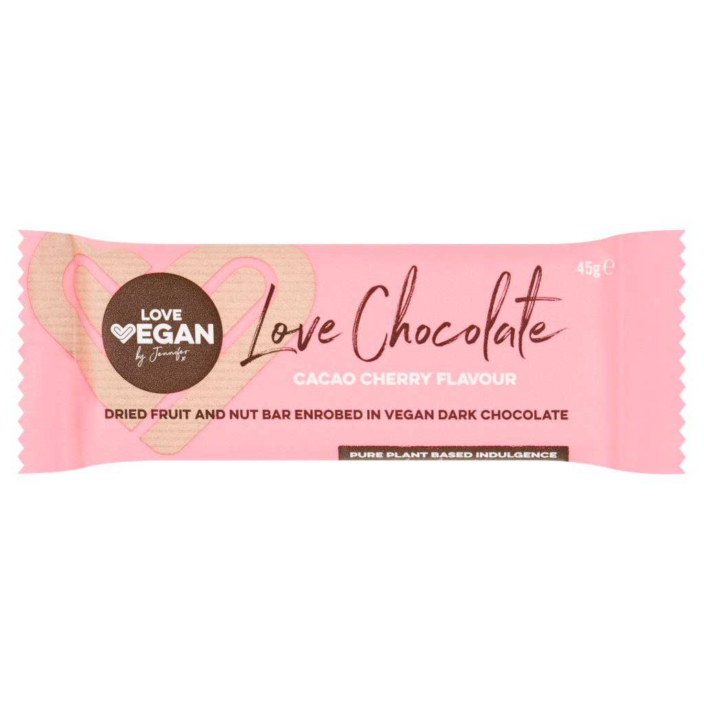 Love Vegan Love Chocolate Cacao Cherry Flavour 45g | Co-op delivery