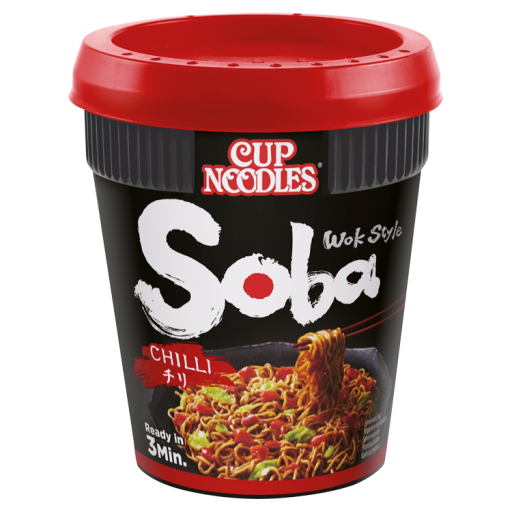 Nissin Soba Japanese Curry Instant Wok Style Noodles Pot 90g