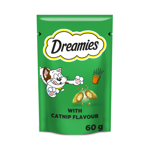 Dreamies Katzenleckerlis – 60g Beutel, Leckere Snacks Für Erwachsene Katzen Und Junge Ab 8 Wochen