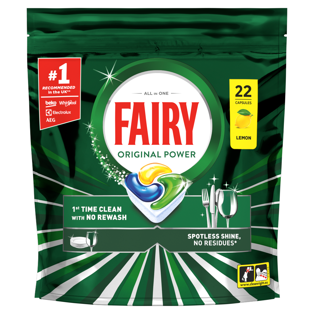 All In One Dishwasher Tablets 26 Pack - Lemon Scent | Fairy - View #4