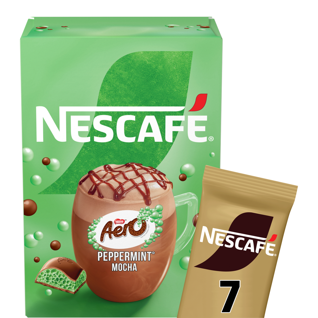 Nescafe Peppermint Aero Mocha 7 x 19g Sachets | Co-op delivery