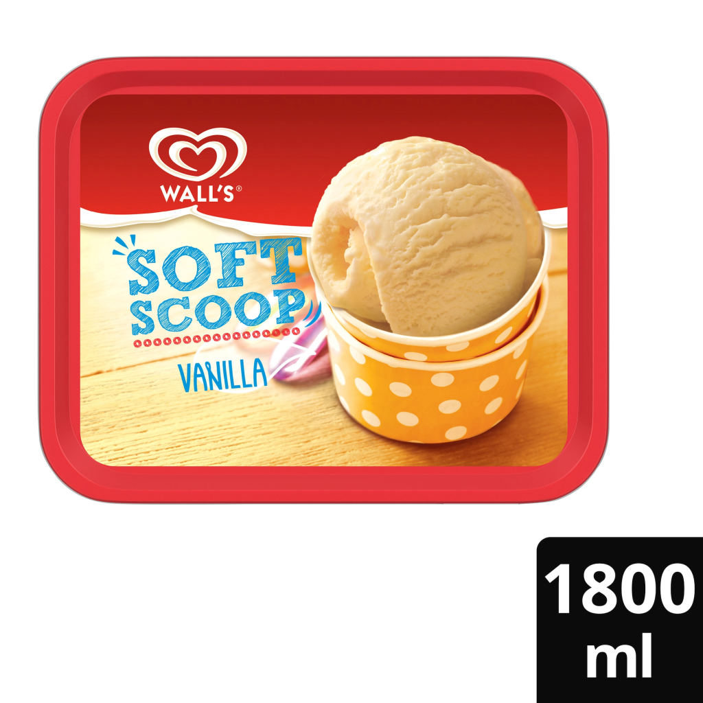Wall's Soft Scoop Vanilla Ice Cream Dessert Tub Co-op delivery